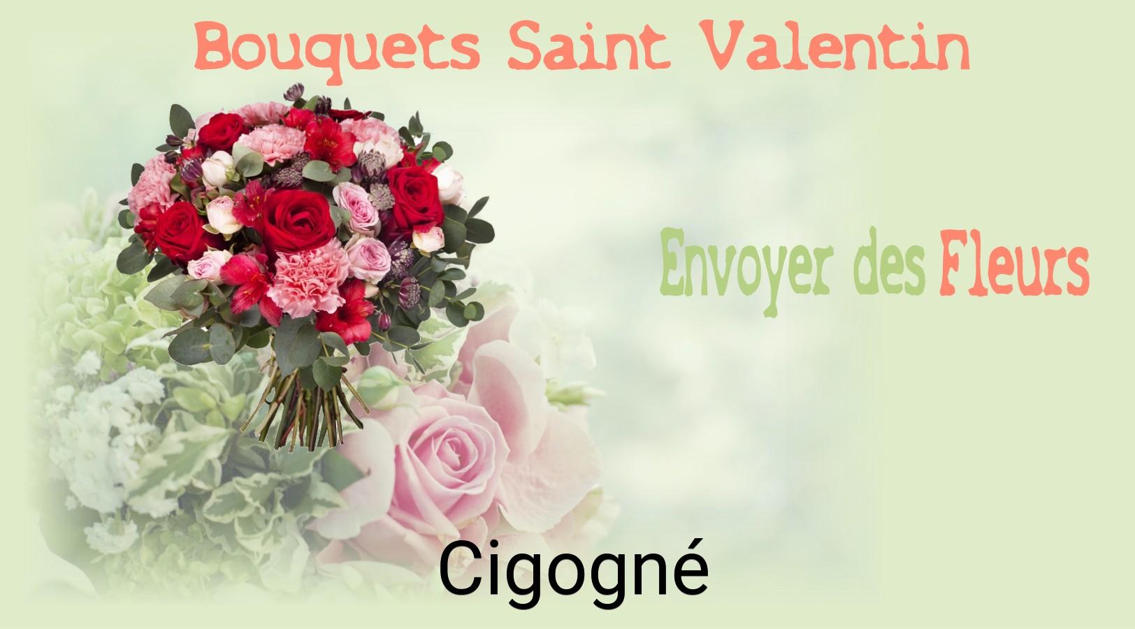Roses de Saint-Valentin livrées à Cigogné
